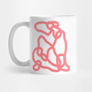 Henri Matisse blue nude pink line art print Mug